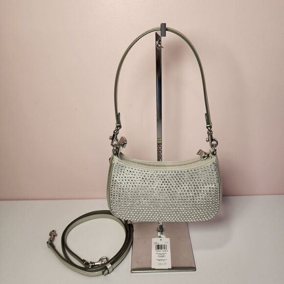 NWT Coach CW322 Teri Mini Crossbody Bag Silver Crystal - Picture 4 of 6